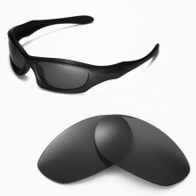 Walleva Black ISARC Polarized Replacement Lenses for Oakley Monster Dog Sunglasses 